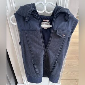 Burton Gray Hooded Vest